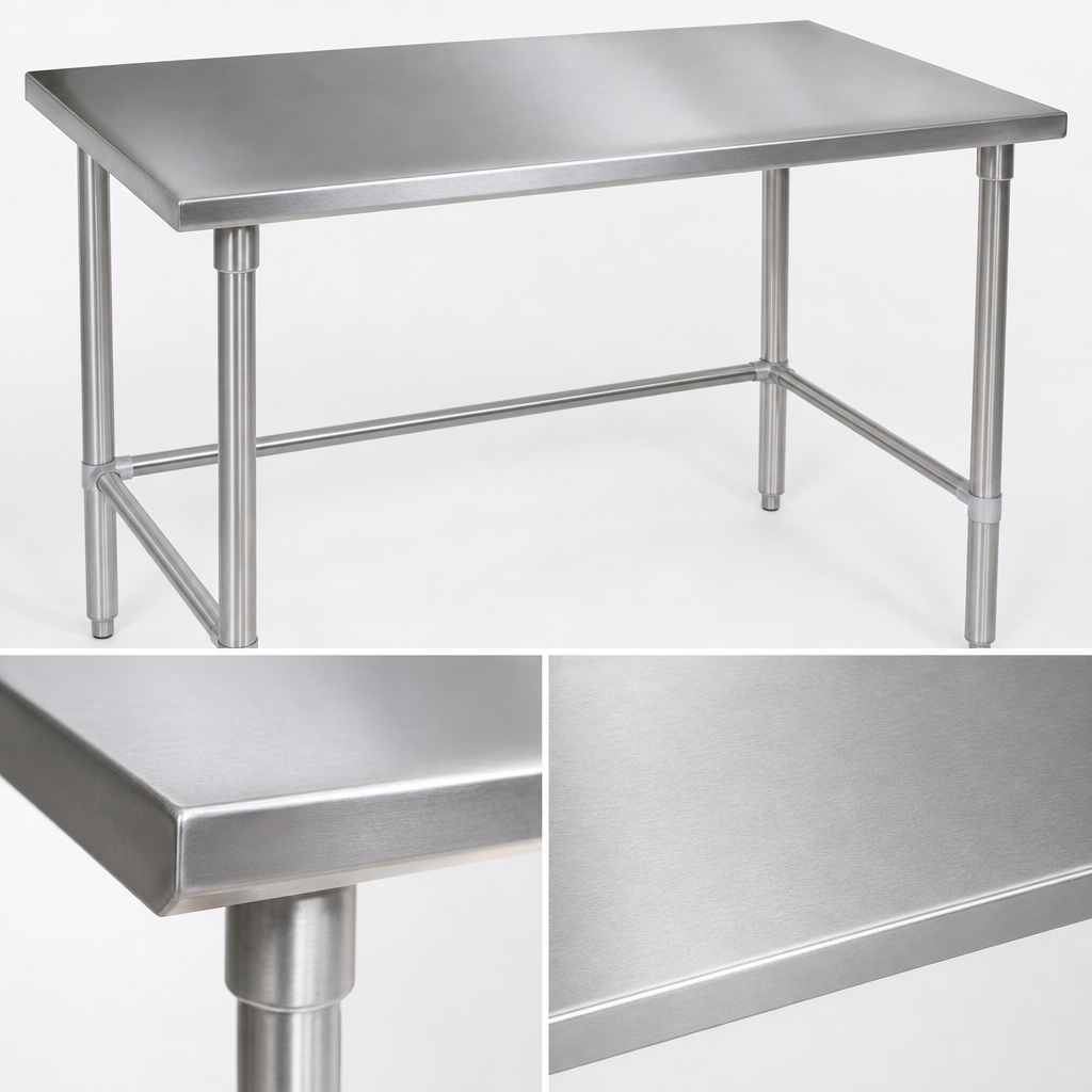 16-Gauge Stainless Steel Top