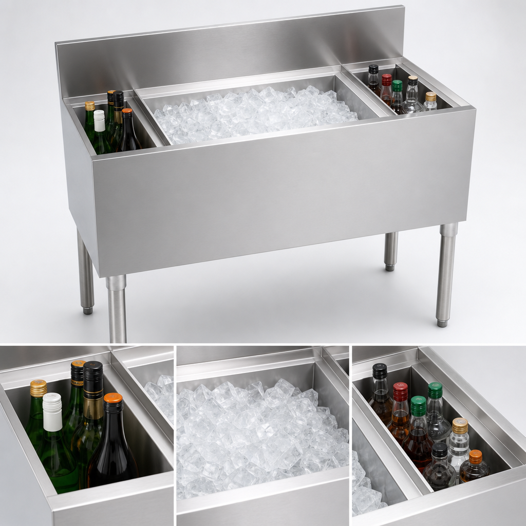 24-Inch Center Ice Bin