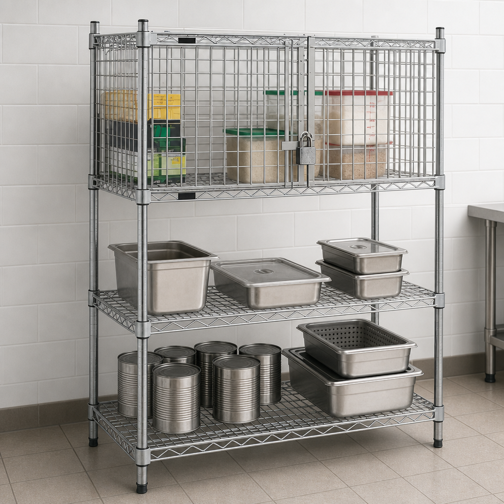Lockable Shelving Conversion
