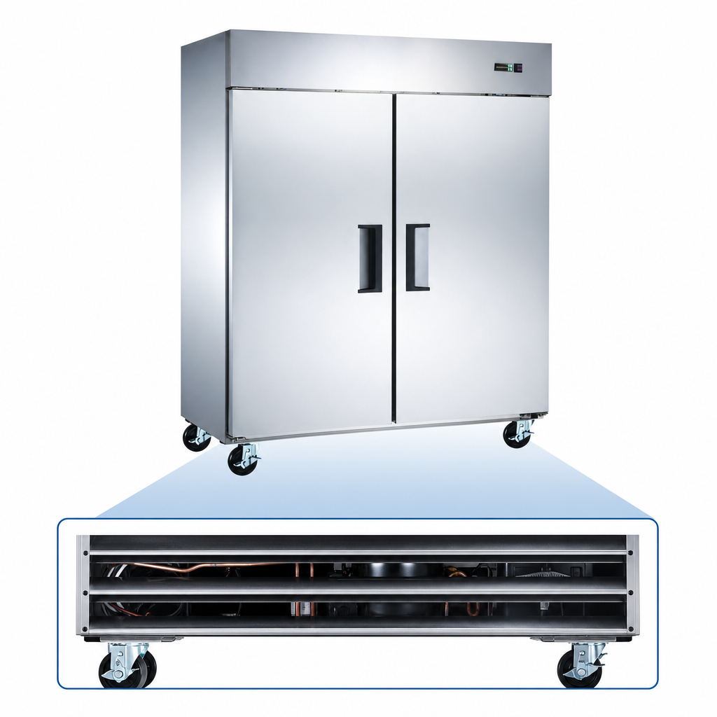 Bottom-Mounted Self-Contained Refrigeration