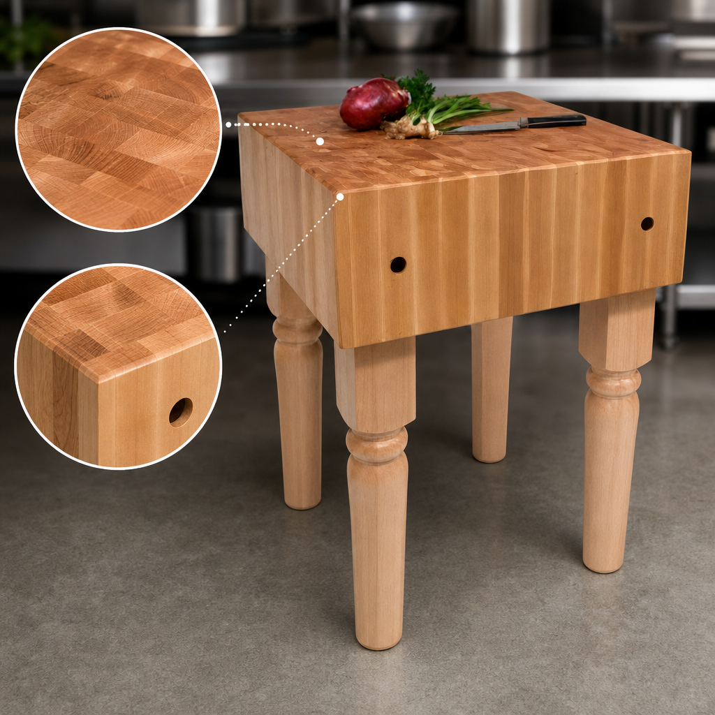 End-Grain Maple Top