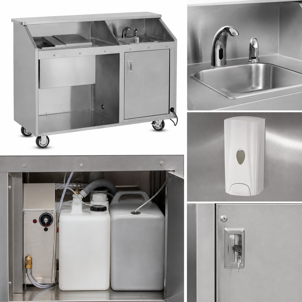 Self-Contained Warm Water Hand Sink