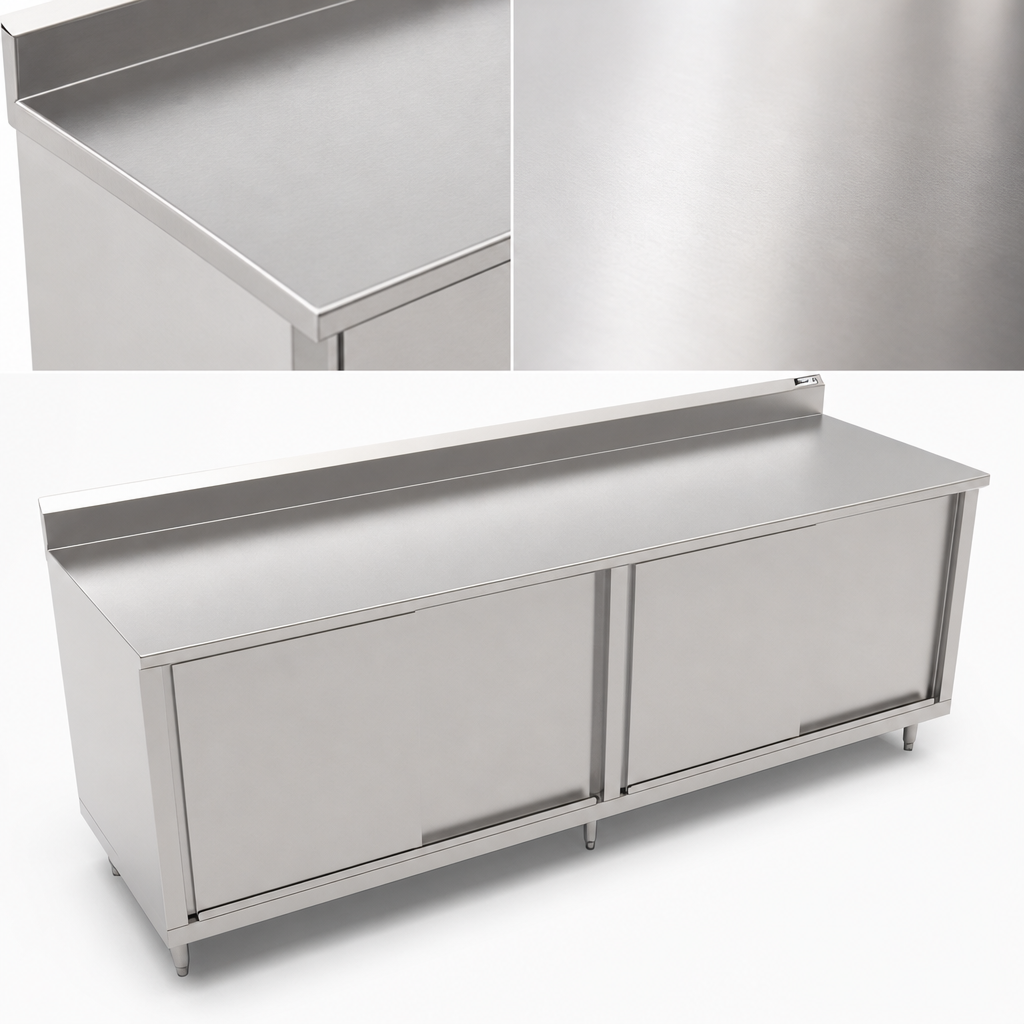 16-Gauge Stainless Steel Top