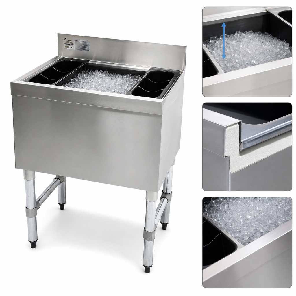 12-Inch Deep Insulated Ice Bin