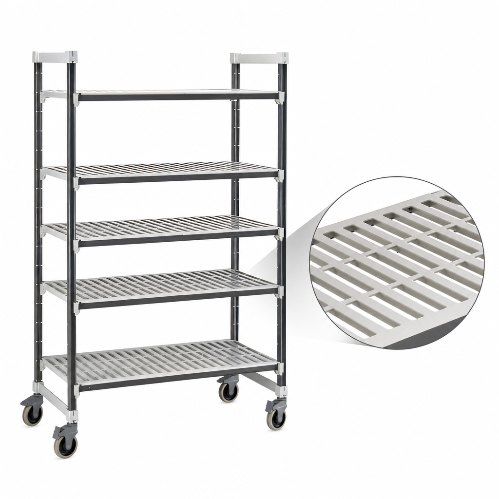 Five Vented Shelf Plates