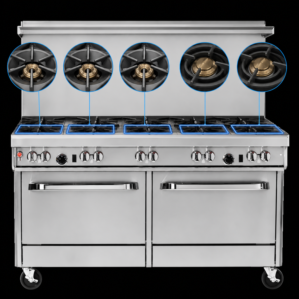 Five-Burner Cooktop