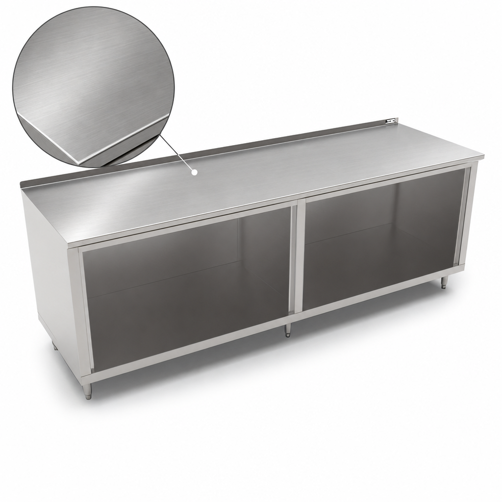 14-Gauge Stainless Steel Top