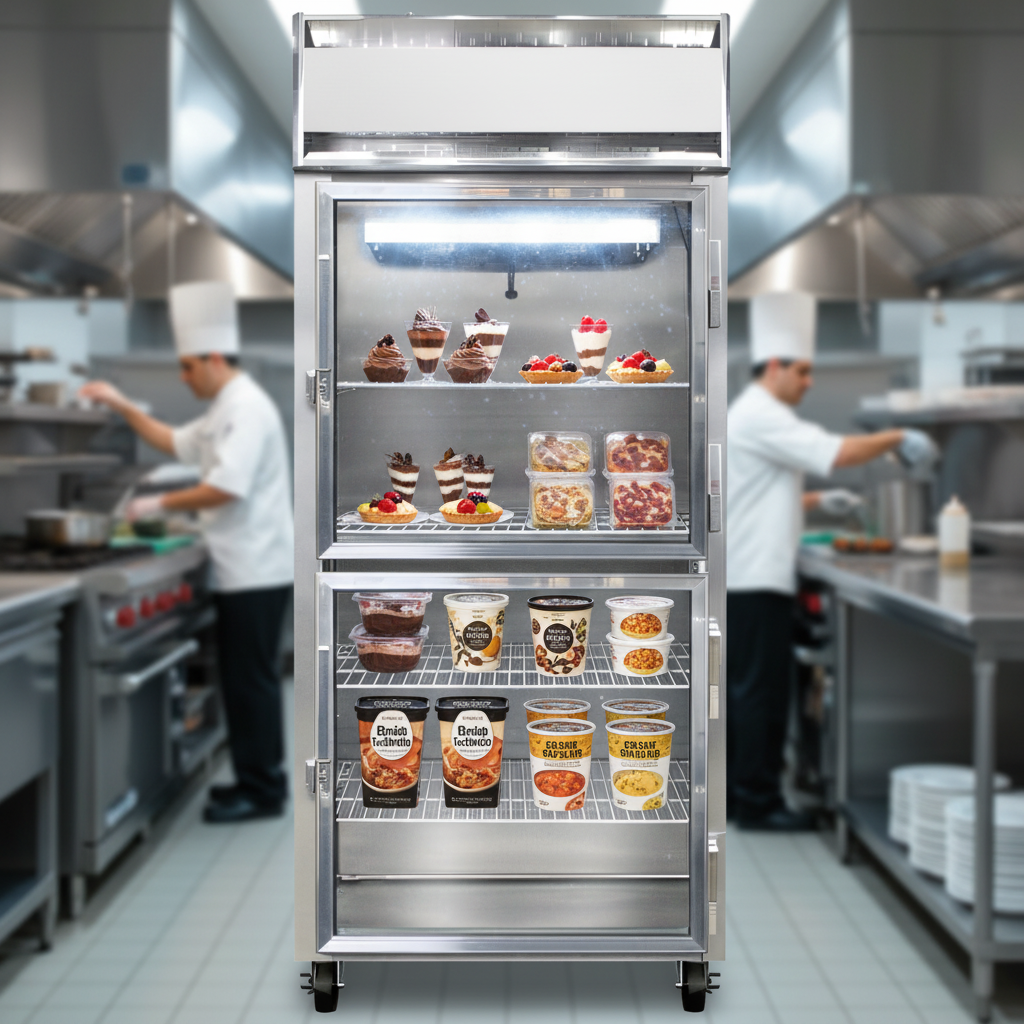 Experience superior preservation with a powerful, self-contained refrigeration system that keeps contents consistently frozen and perfectly displayed.