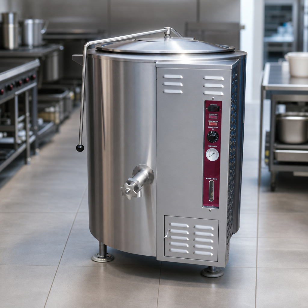 Self-Contained Gas Fired Steam Kettle