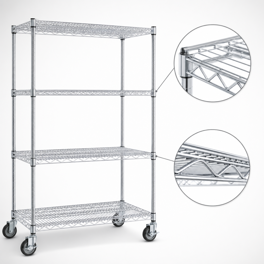 Patented QuadTruss® Shelves