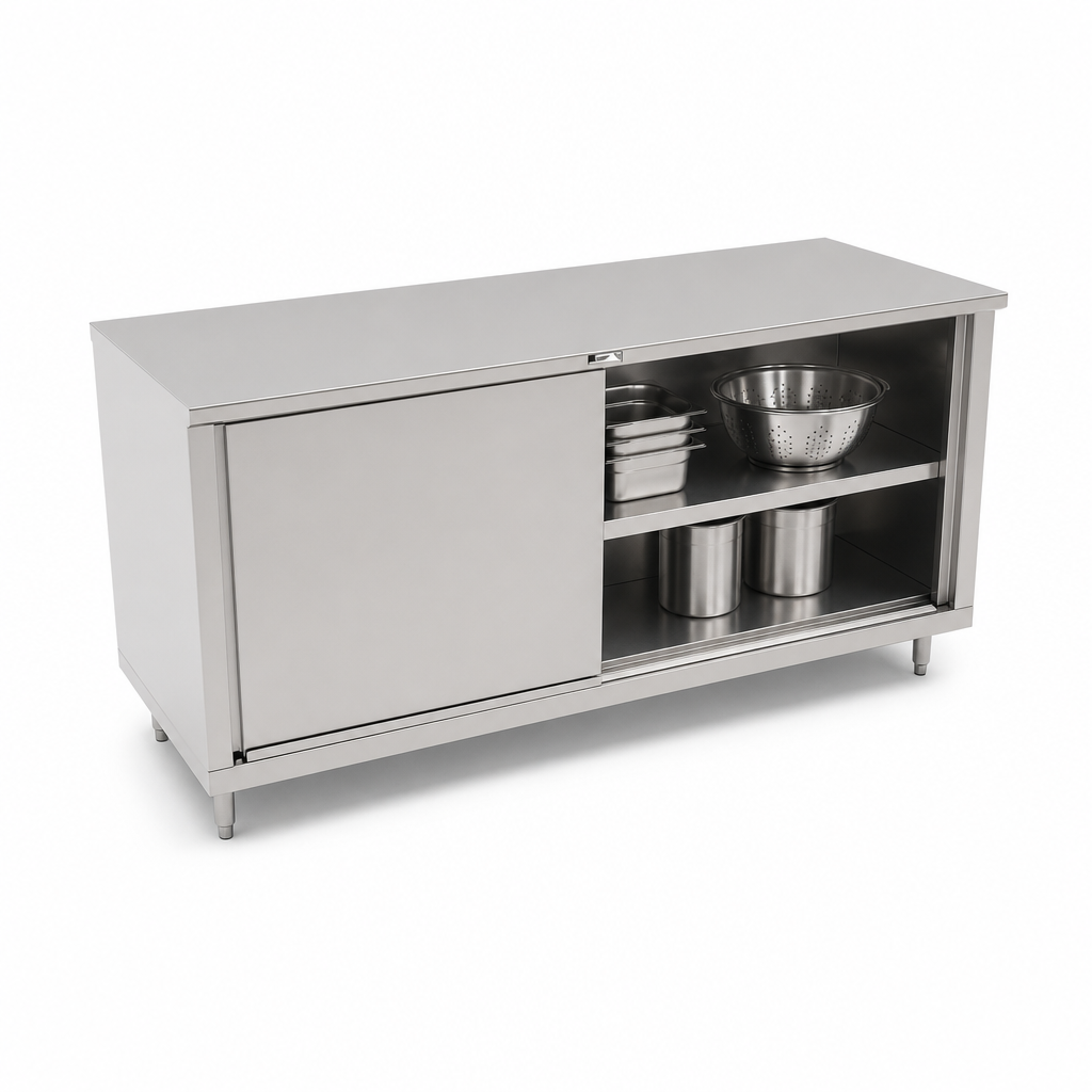 Cabinet Base With Sliding Doors
