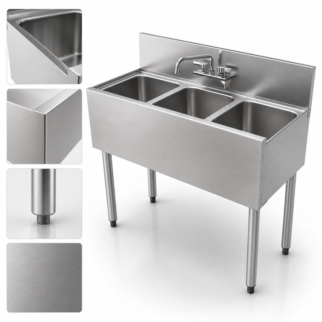 18-Gauge Stainless Steel Construction