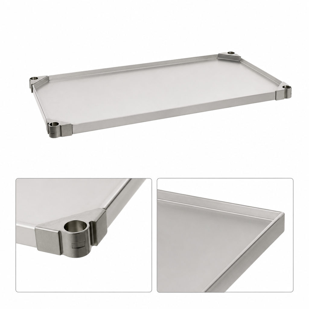 Solid Raised-Edge Shelf