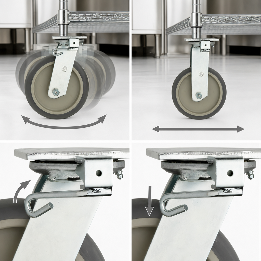 Swivel/Rigid Lock Function