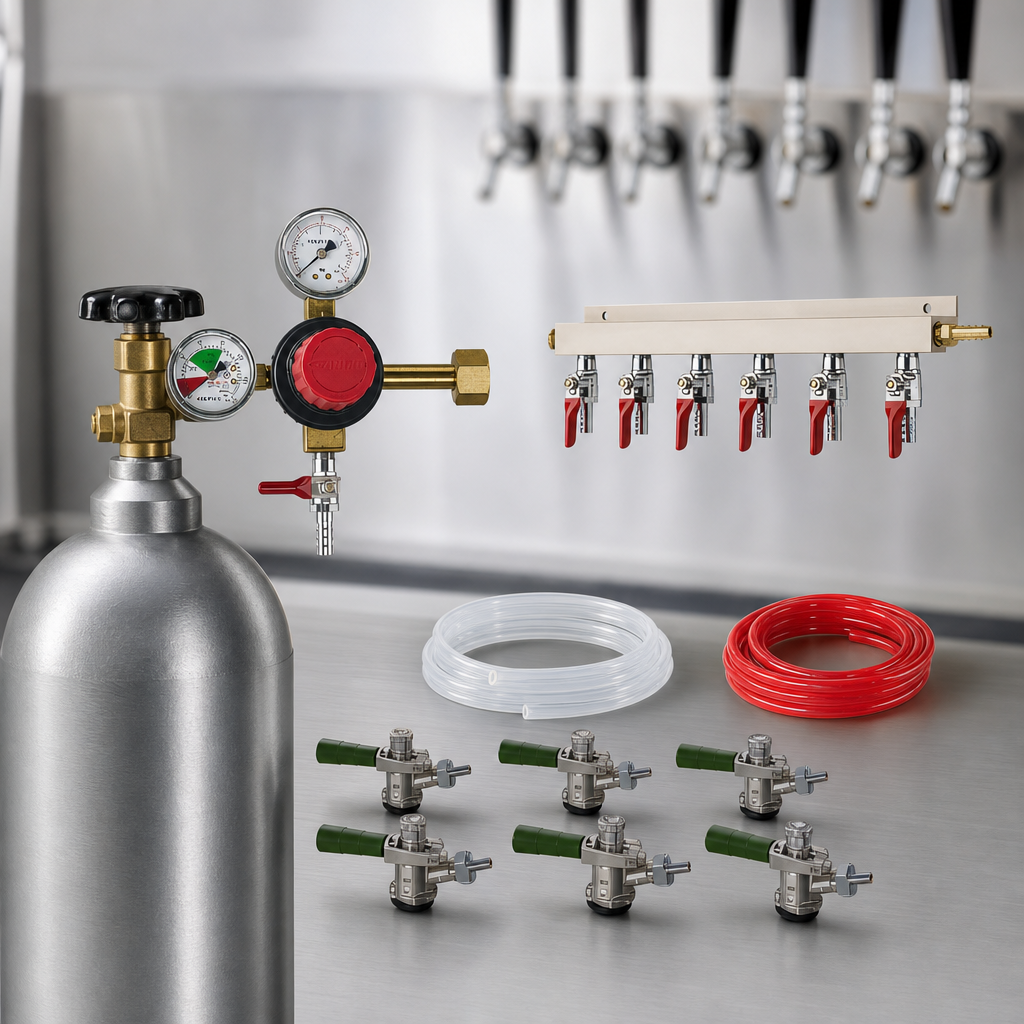 CO2 Tank Mount Primary Regulator