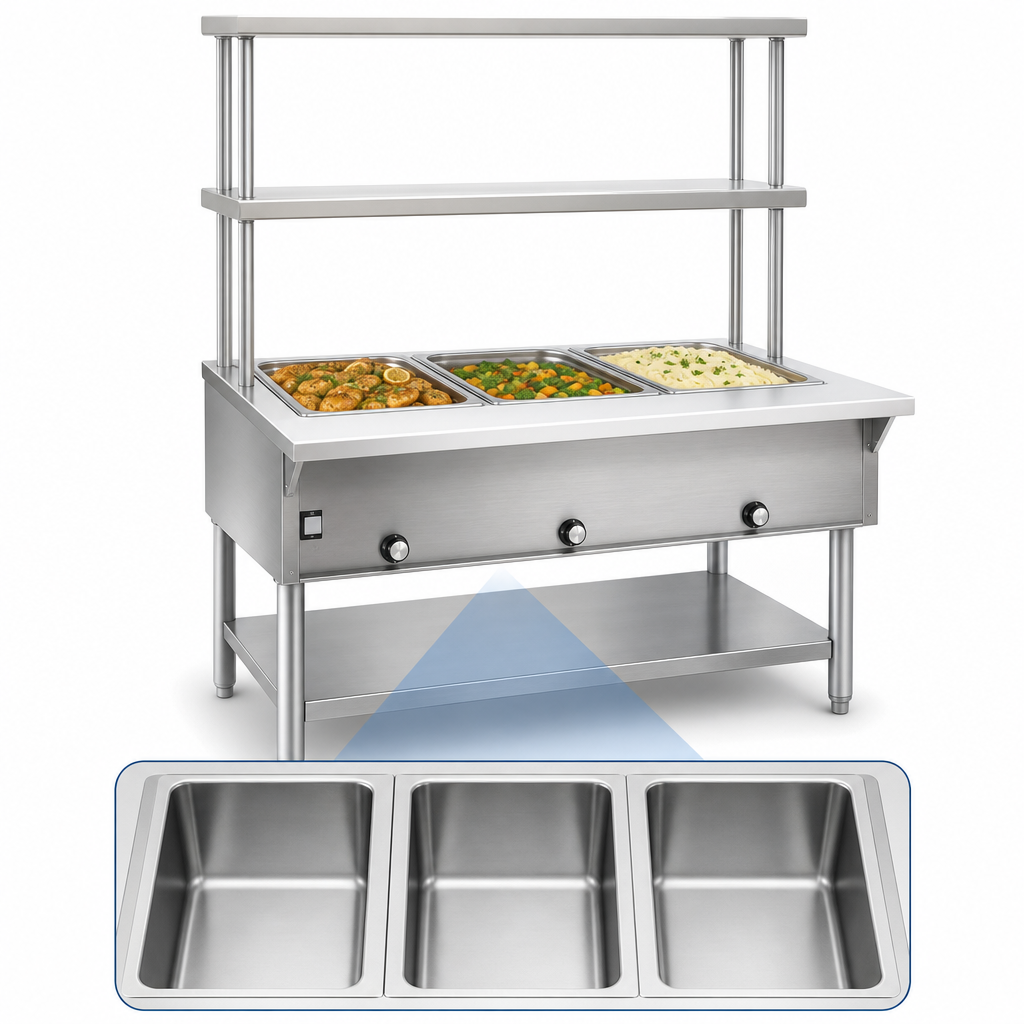 Three Dry Heating Wells