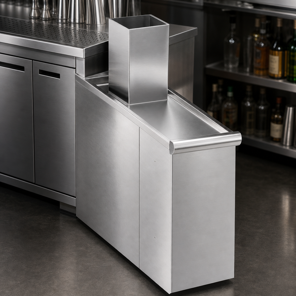 18-Gauge 304 Stainless Steel Construction