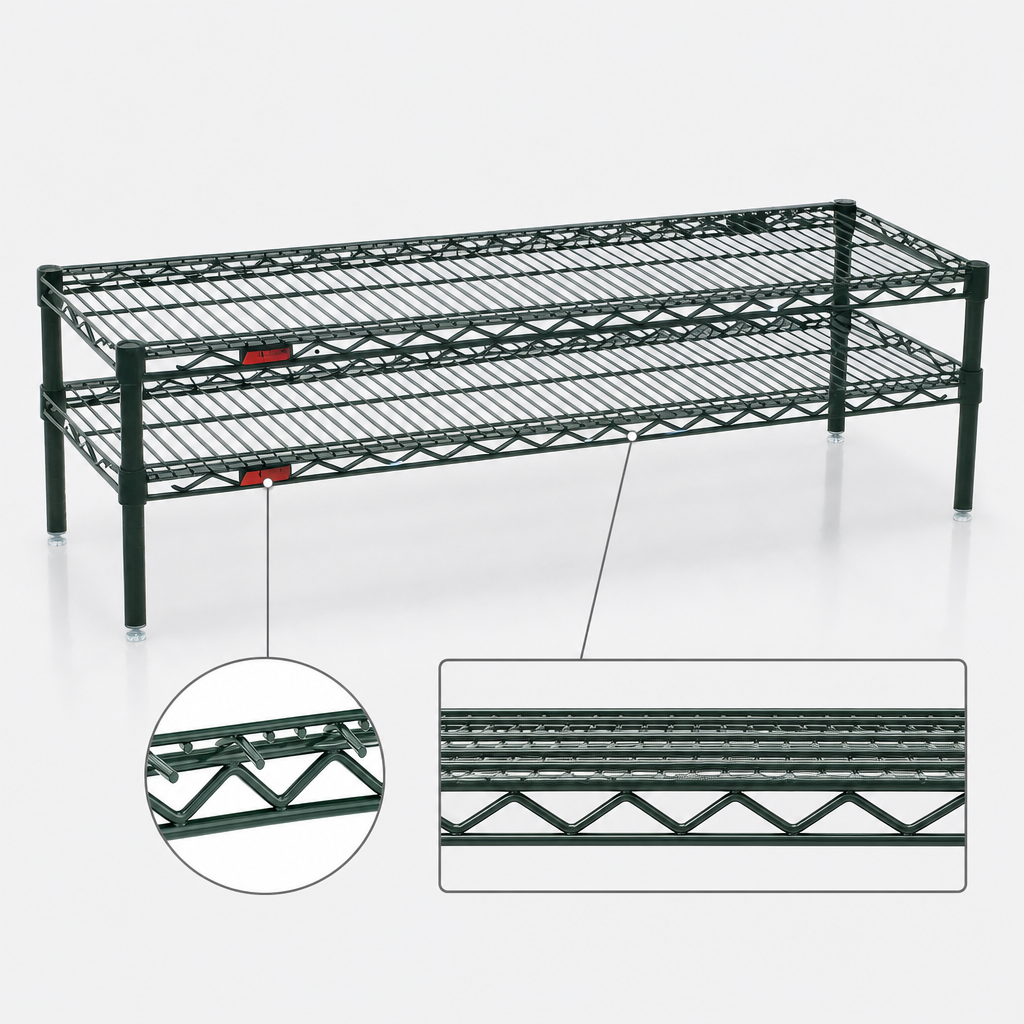 Patented QuadTruss Shelf Design