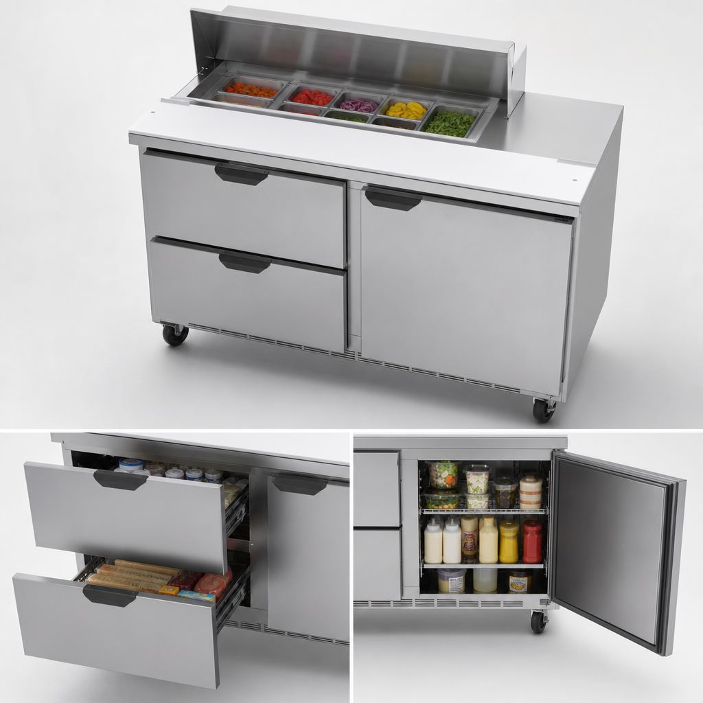 Two-Section Refrigerated Storage