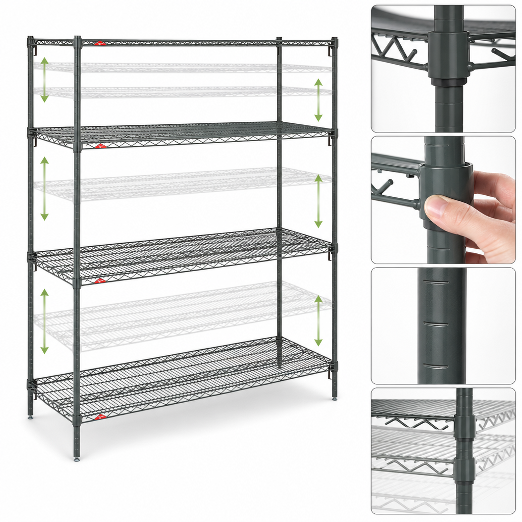 Super Adjustable Shelf Positioning