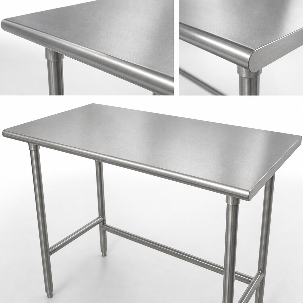 16 Gauge 304 Stainless Steel Top