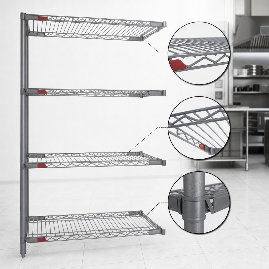 Patented QuadTruss® Shelf Design