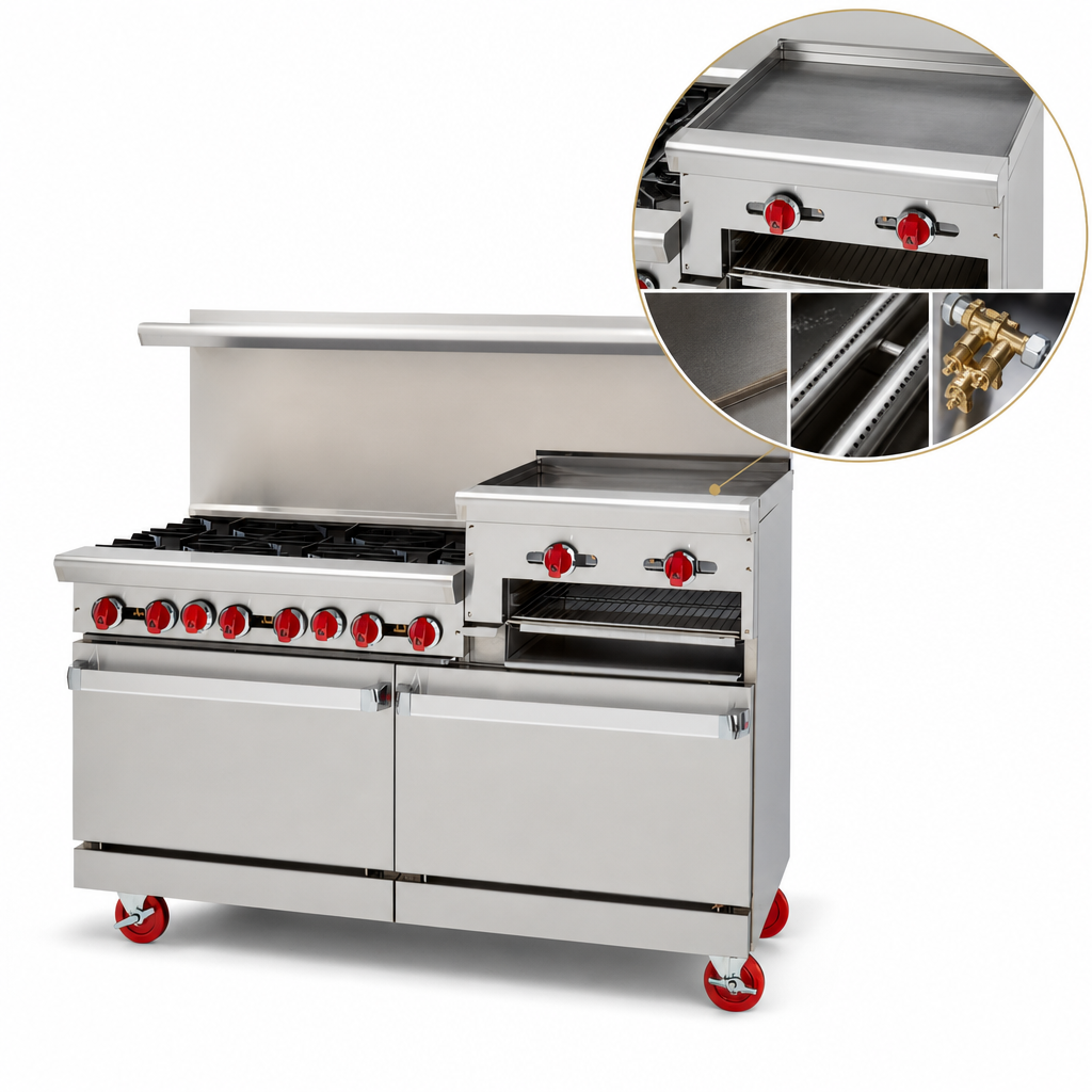 Raised Griddle/Broiler