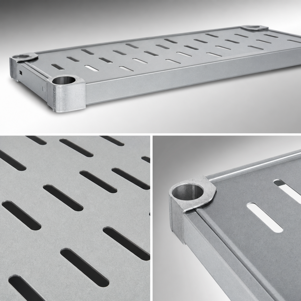 Louvered Die-Stamped Shelf Top