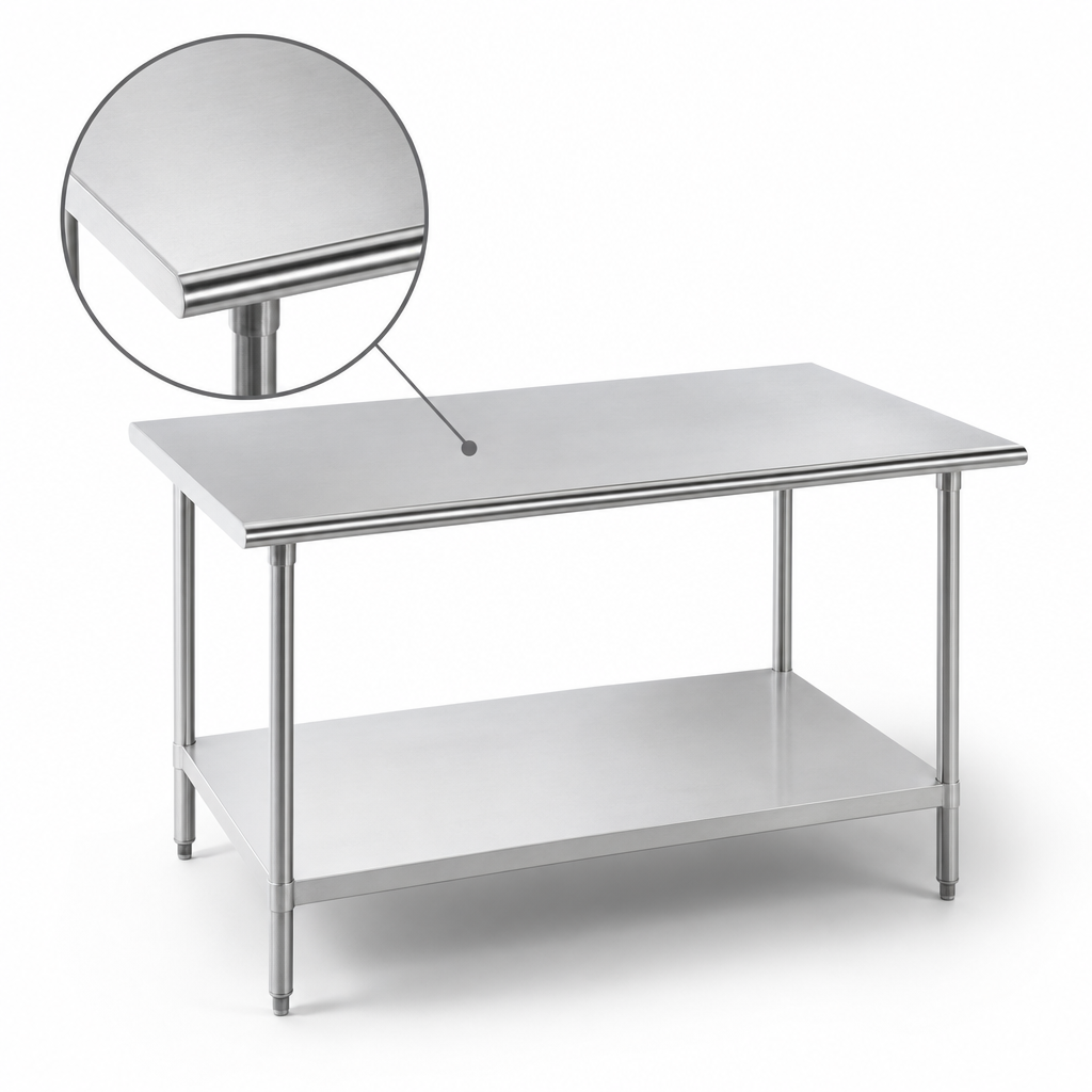 14-Gauge 304 Stainless Steel Top