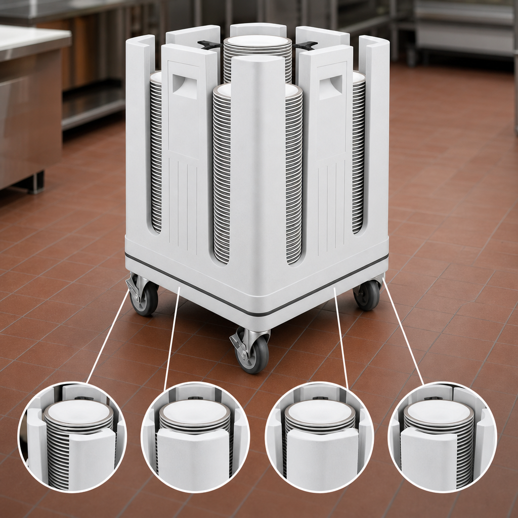 240-Dish, 4-Column Capacity