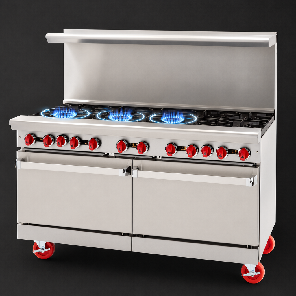 Four Open Burners