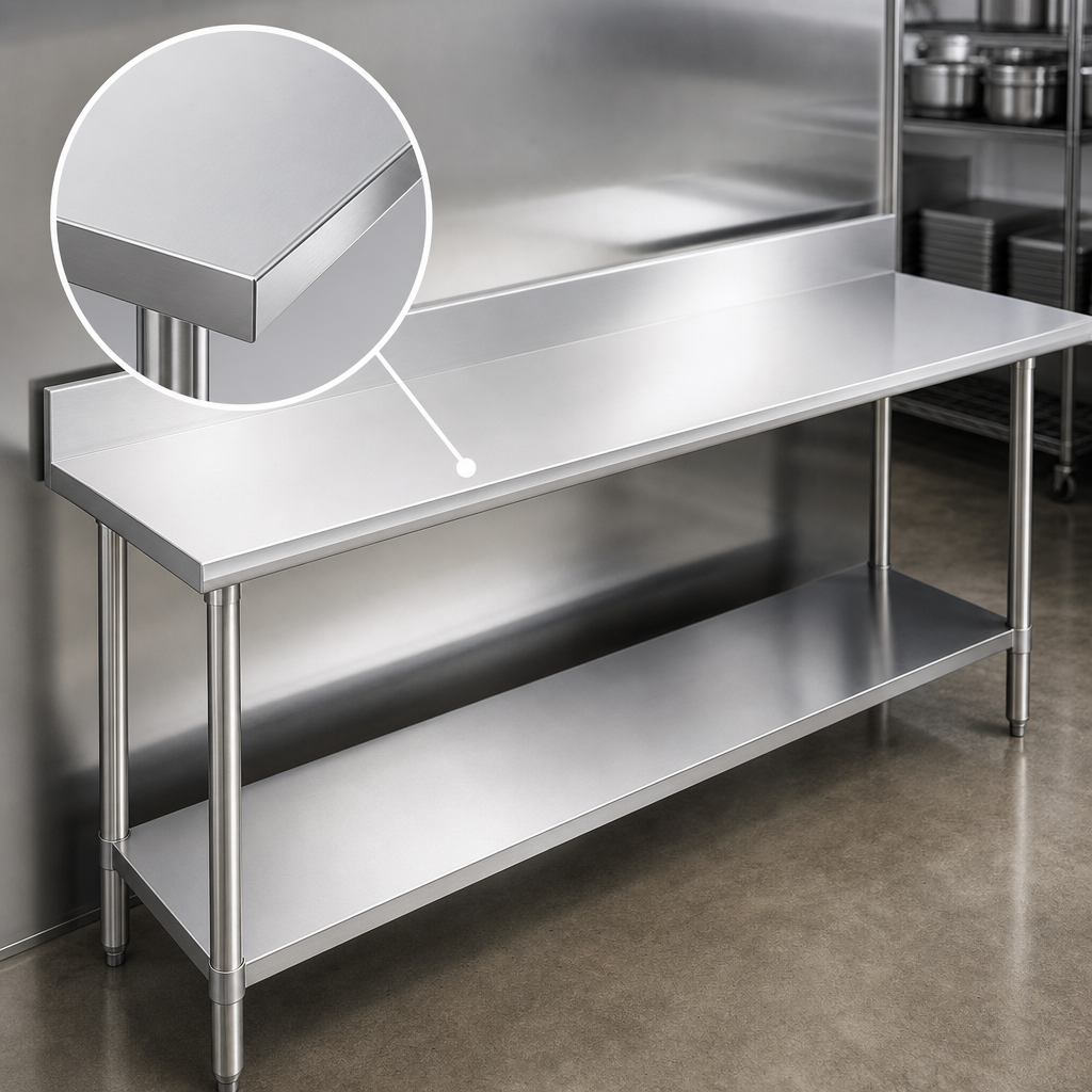14-Gauge 300 Series Stainless Steel Top