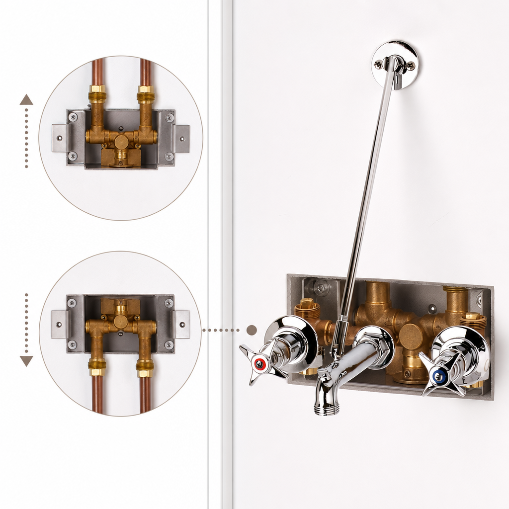 Concealed Bypass Mixing Valve