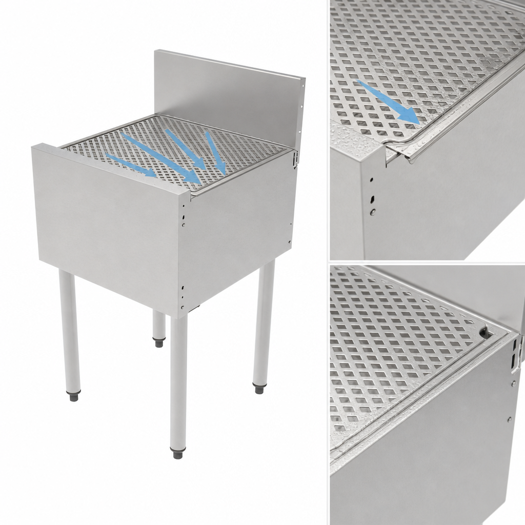 Pitched Drainboard Top