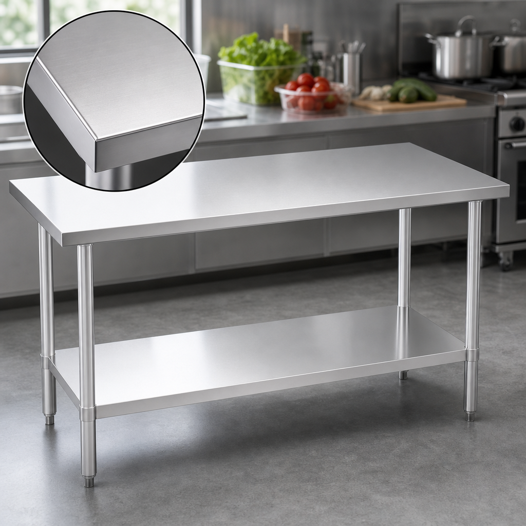16-Gauge 400-Series Stainless Steel Top