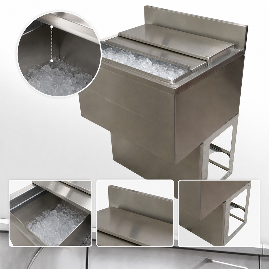 12-9/16 Inch Deep Ice Bin