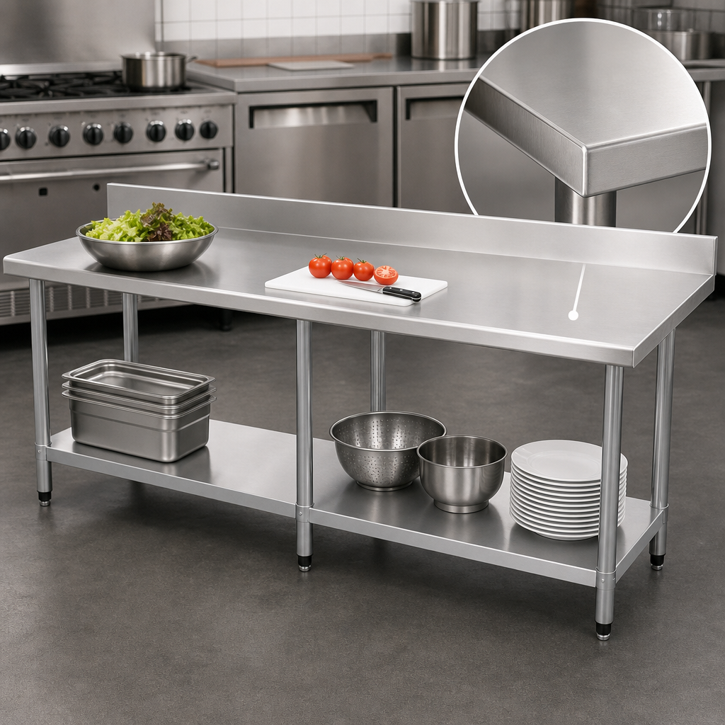Heavy Gauge 430 Stainless Steel Top