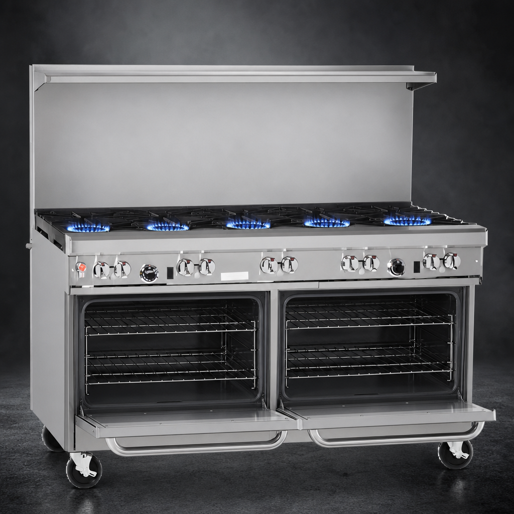 Six Non-Clog Burners