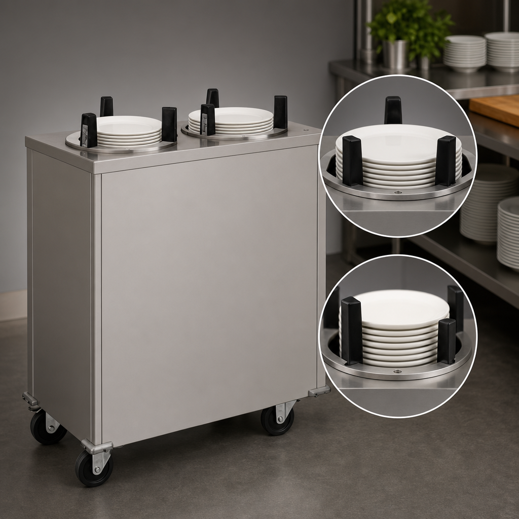 Two Self-Elevating Dish Tubes
