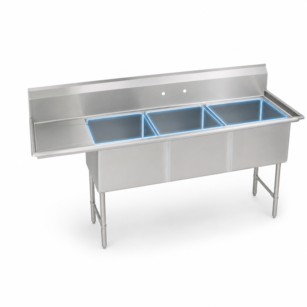 Three Compartment Basin