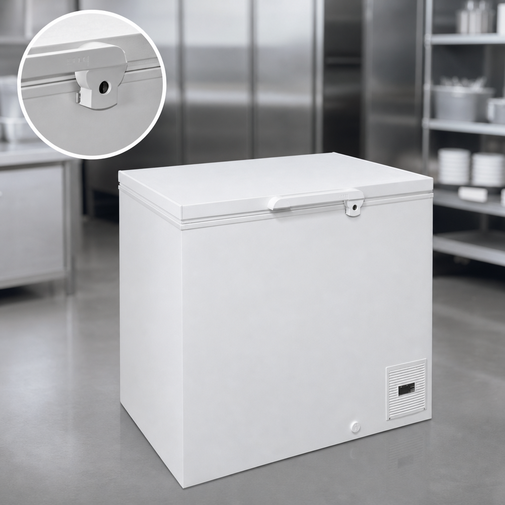 Locking Solid Hinged Lid