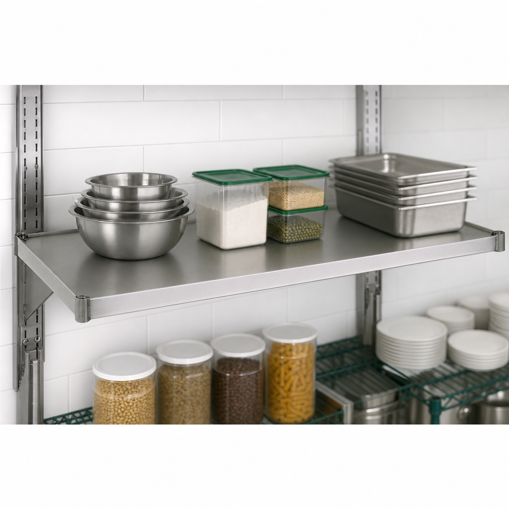 Solid Shelf Surface