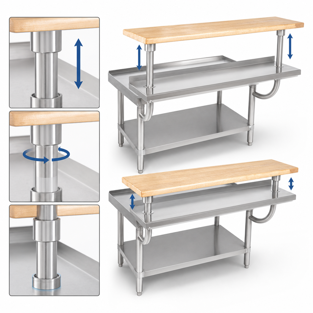 Adjustable Height Shelf