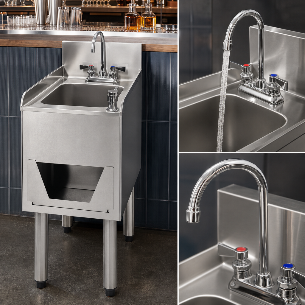 Included Gooseneck Faucet