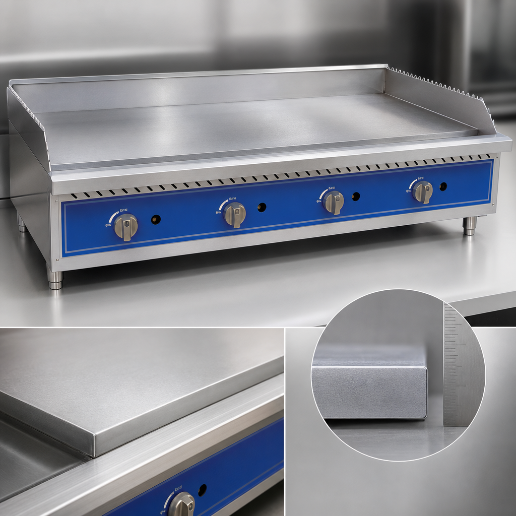 1-Inch Polished Griddle Plate