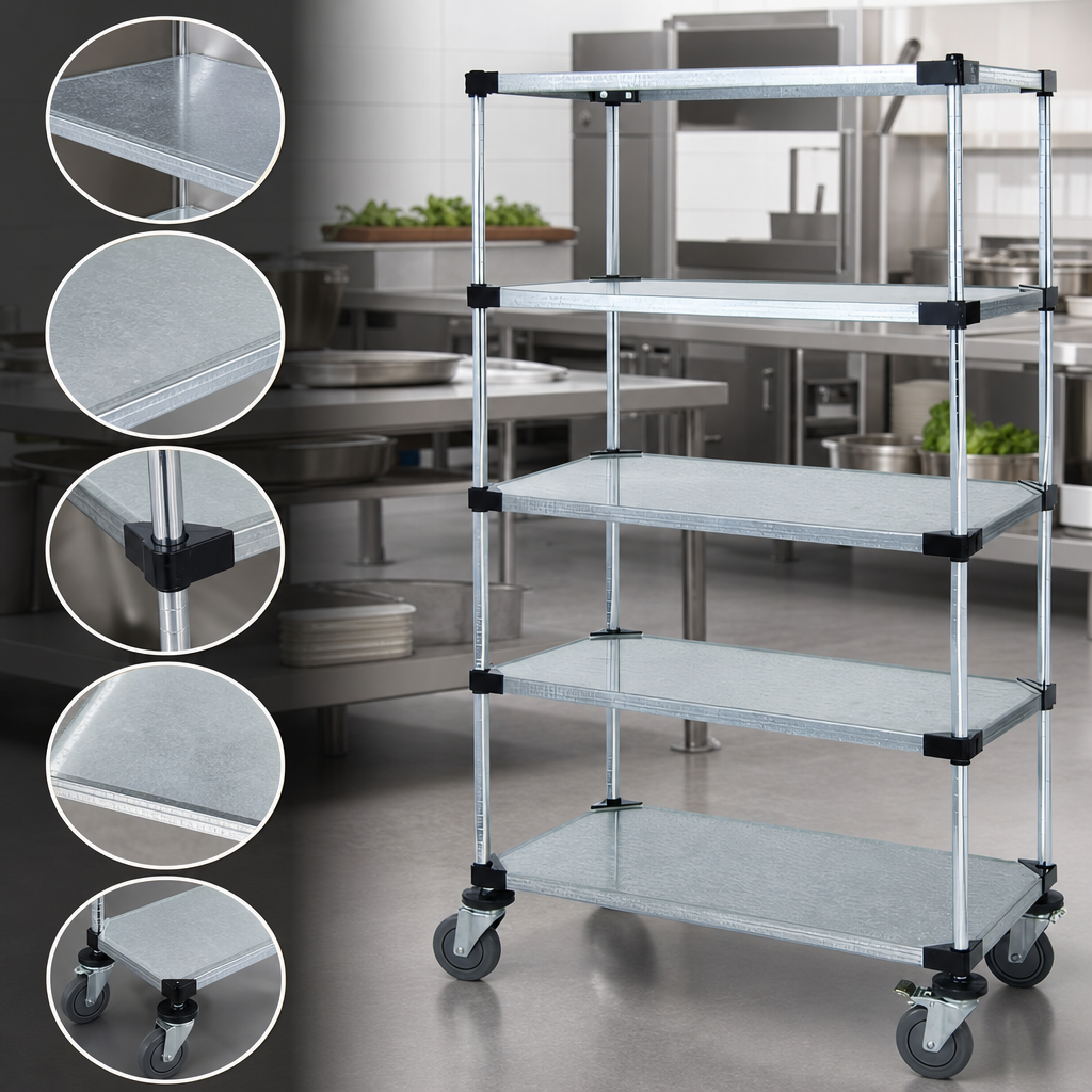 Five Solid Shelves