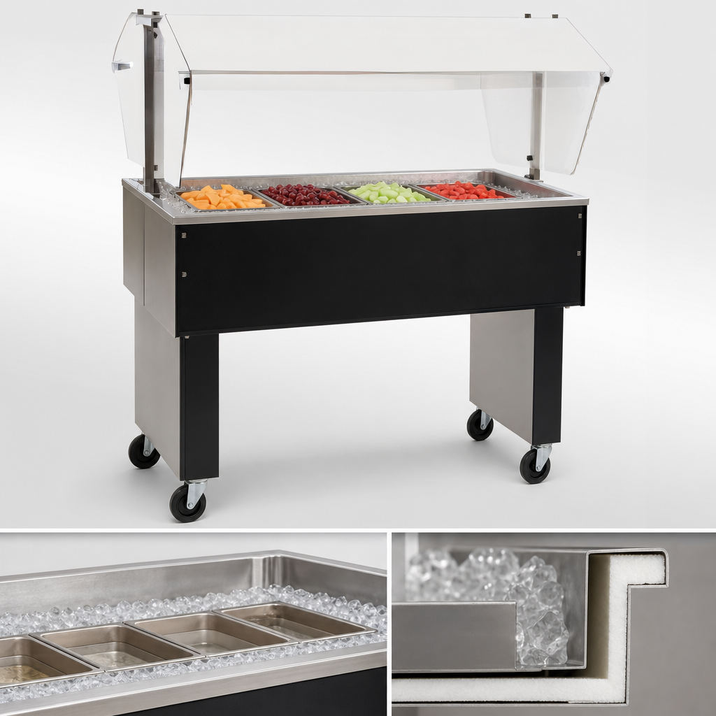 Ice-Cooled Insulated Cold Pan