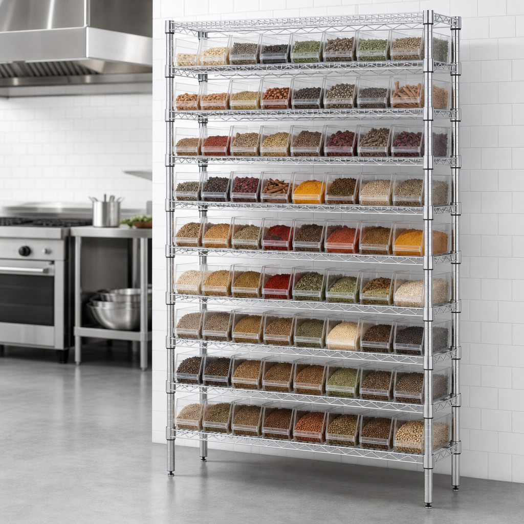 Complete Bin Shelving System