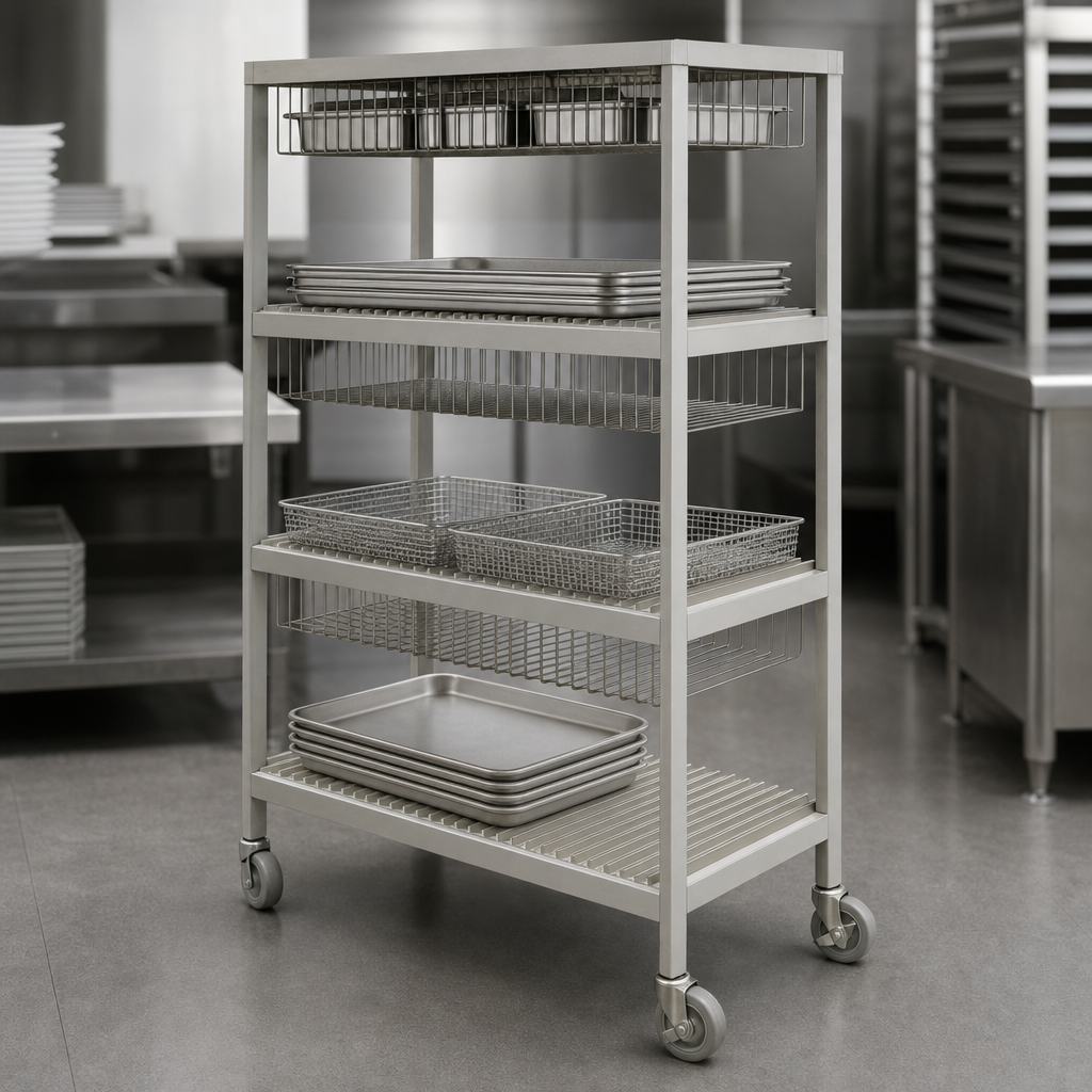 4-Shelf Multi-Purpose Design