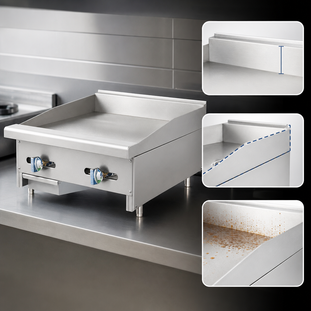 4-Inch Backsplash With Side Splashes